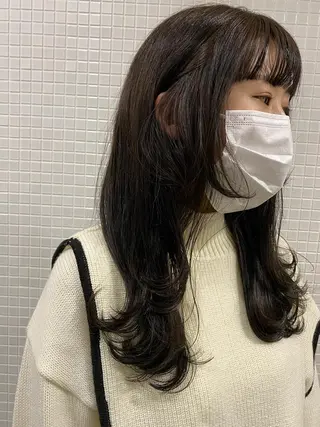 ロング SALOWIN梅田茶屋町Suite店所属・韓国美容室出身 🌹Sana/梅田のヘアスタイル