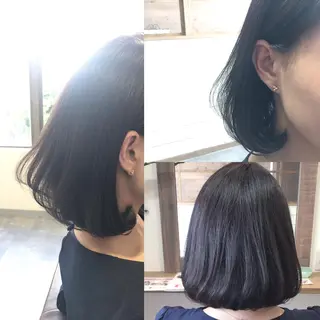 ミディアム カラー hair salon Ranun髪質改善のヘアスタイル