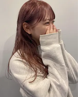 ロング カラー ケアブリーチ/ボブ/ honoのヘアスタイル