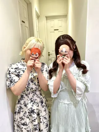 ヘアアレンジ ハイトーンカラー/ 長さだし🐇きょうかのヘアスタイル