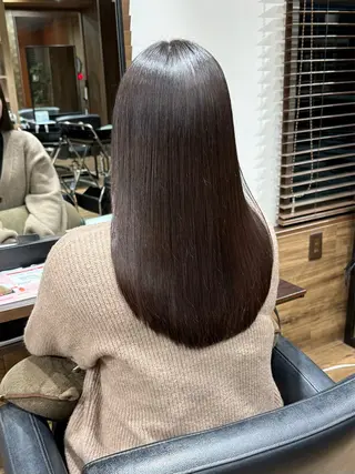 ロング 髪質改善透明感カラー ayukaのヘアスタイル