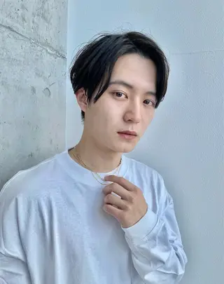 メンズ 透明感カラー /艶カラー/井上あいのヘアスタイル