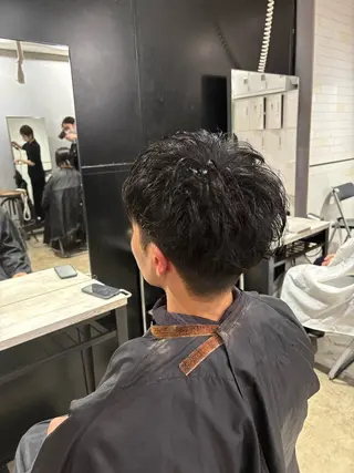 パーマ メンズ たなかあゆ✨ALBU MACADEMY渋谷のヘアスタイル