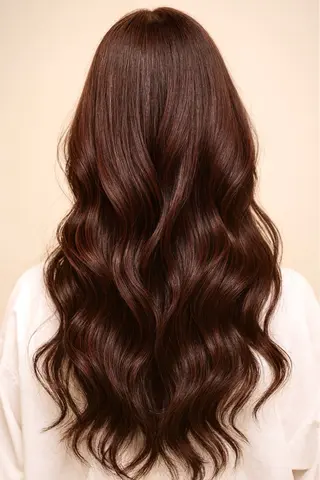 ロング カラー 永易 梓美のヘアスタイル