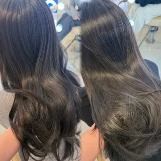 カラー AI／原宿／ ワンカラーのヘアスタイル