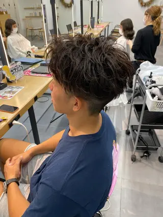 ミディアム メンズ men's salon WAVE所属・鍋島 拓真のヘアスタイル