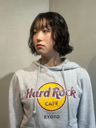 ショート パーマ Uo/似合わせパーマ /髪質改善/四条烏丸のヘアスタイル