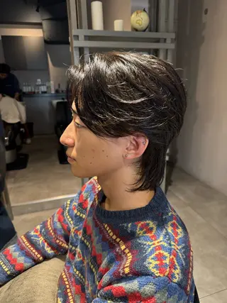 ミディアム パーマ メンズ Dxxxx III所属・女性目線の大人 メンズ*Ayakaのヘアスタイル