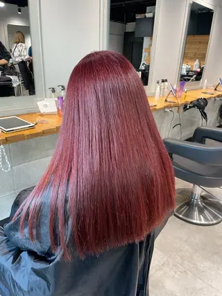 ロング カラー ♥️暖色カラ ー♥️由夏のヘアスタイル