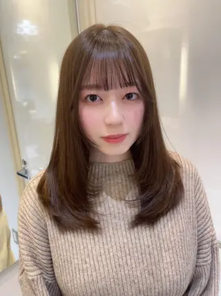 カラー 田中 瑞希のヘアスタイル