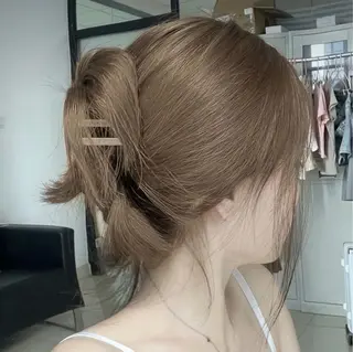 カラー 似合わせ💗骨格矯正 💗透明感カラー💗のヘアスタイル