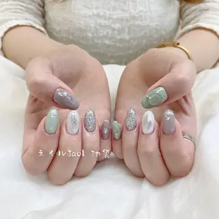 ミディアム nail jaol池袋店所属・ネイルJaol 池袋のネイルデザイン