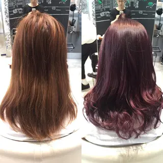 ショート ミディアム セミロング ロング カラー Re:ta KANZOのヘアスタイル