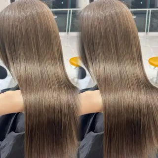 セミロング カラー 韓国ヘア🎀艶髪 /渋谷/Manaeのヘアスタイル