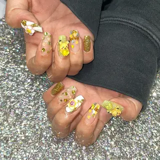 ネイル RICO NAIL所属・RICO Nail パーツつけ放題🌈のネイルデザイン