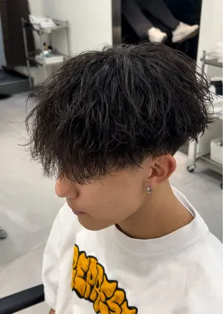 パーマ メンズ メンズ専門/パーマ 特化/栄/北出瑞貴のヘアスタイル