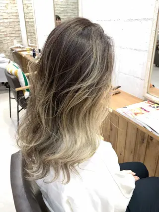 ロング sky所属・くわやま まさきのヘアスタイル