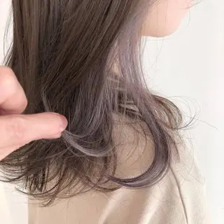 セミロング カラー 🇰🇷韓国ヘア 🇰🇷ナミユウのヘアスタイル