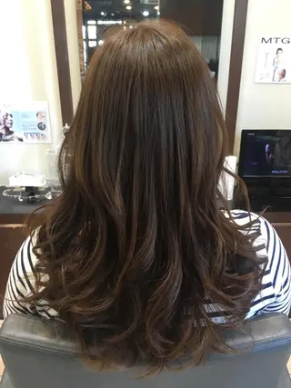 ショート ミディアム セミロング ロング カラー パーマ ヘアアレンジ メンズ キッズ ネイル まつエク MODEK's阿倍野 伊藤サダキのヘアスタイル