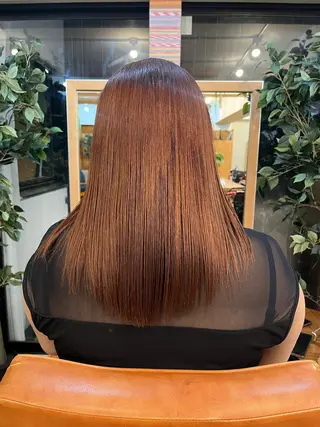 セミロング ⚪️髪質改善 縮毛 店長 コウ⚪️のヘアスタイル