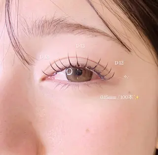 マツエク・マツパ Lani&Co.所属・藤川 聖藍のマツエク・マツパデザイン