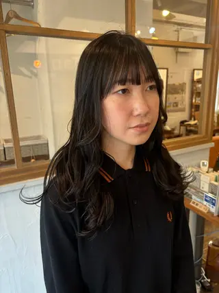 ロング 中村 紀香のヘアスタイル