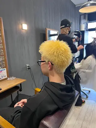 カラー メンズ 郡山メンズ特化 KIZUNAのヘアスタイル