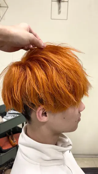 カラー メンズ 会社で浮かない ビジネスヘア/心斎橋のヘアスタイル