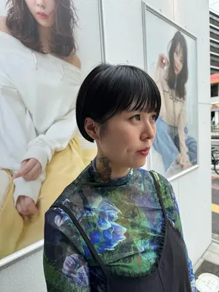 ショート ショート/ボブ 似合わせ/中原のヘアスタイル