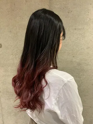 ロング カラー ハイライトが 得意なニキです😊のヘアスタイル