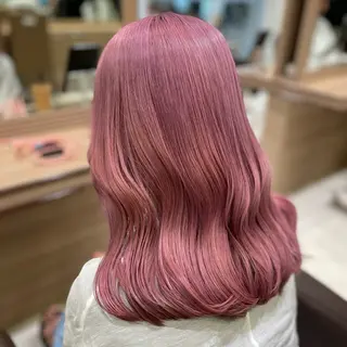 セミロング カラー 🎀髪質改善 🎀井上華のヘアスタイル
