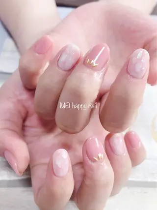 ネイル 北浦和 自爪育成ケアのネイルデザイン