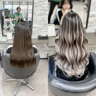 ミディアム 💎エクステ専門店 BIZE梅田🇰🇷のヘアスタイル