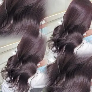 セミロング カラー 💖ダブルカラー/ ケアカラー/レナ💖のヘアスタイル