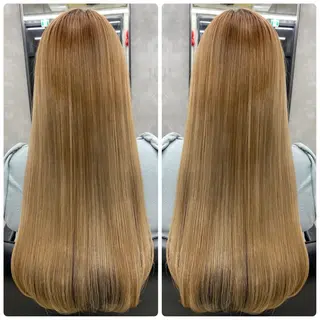 ロング カラー すぐ巻ける縮毛矯正 🍀勝倉　麗のヘアスタイル