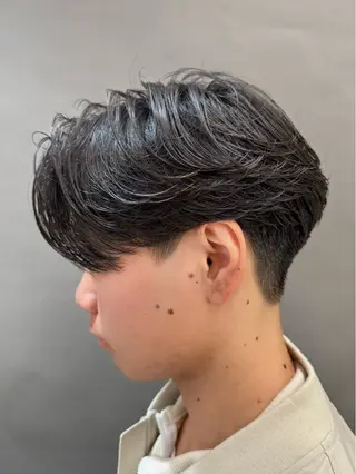 ショート パーマ メンズ nico TOKYO 横浜所属・横浜/レイヤー/ カネコのヘアスタイル