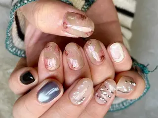 ネイル 渋谷 怜奈のネイルデザイン