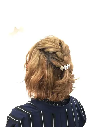 ショート カラー ヘアアレンジ CesLions大井町店(セリオンオオイマチテン)所属・【セリオン大井町店】 SUZUKIのヘアスタイル