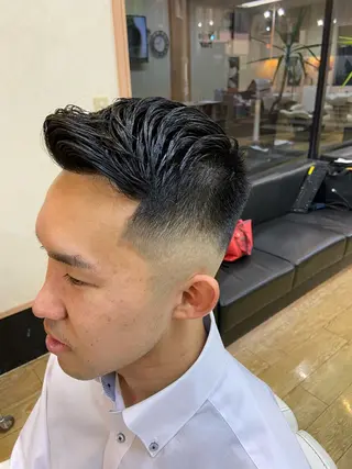 ショート dunhill 斉藤 大樹/メンズカットのヘアスタイル