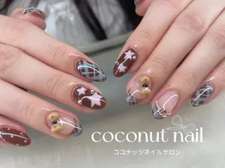 ネイル 神田 ココナッツのネイルデザイン