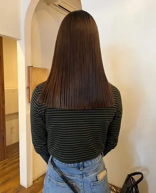 セミロング ケアブリーチ/ボブ/ honoのヘアスタイル