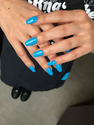 ロング カラー ヘアアレンジ キッズ ネイル マツエク・マツパ 福田 加奈のネイルデザイン