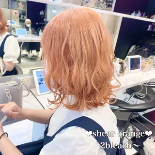 ミディアム カラー ヘアアレンジ メンズ キッズ お悩み解決美容師 💐AMIのヘアスタイル