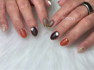 ネイル mison所属・mison 安形友花のネイルデザイン