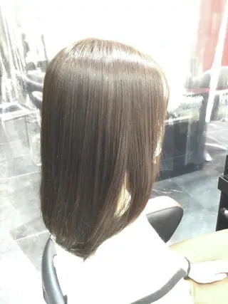 ミディアム カラー Annon プライベートサロンのヘアスタイル