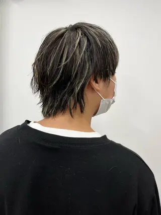 ミディアム カラー パーマ ヘアアレンジ メンズ 💎髪質改善特化💎 RUITOのヘアスタイル