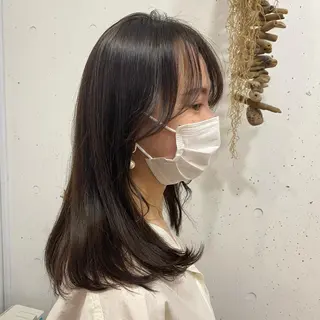 セミロング カラー 🪭risa 暖色/レイヤー🪭のヘアスタイル