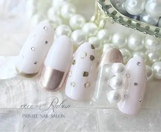 ネイル 自爪育成ネイルサロン ココリュバンのネイルデザイン