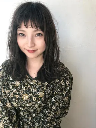 ミディアム カラー メンズカット特化柏駅 徒歩3分LOUのヘアスタイル