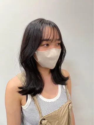 セミロング てんてん/ 天坂　有里のヘアスタイル